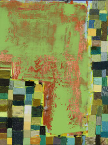 ip by artemonium 2023 fili di arianna verde 60x60 tecnica mista